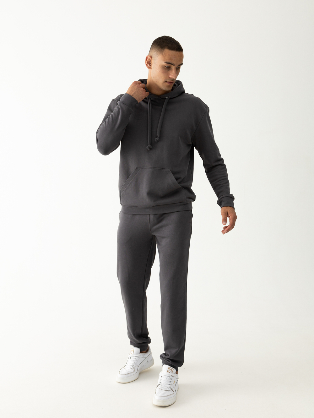 Костюм мужской спортивный (без начеса). Графит