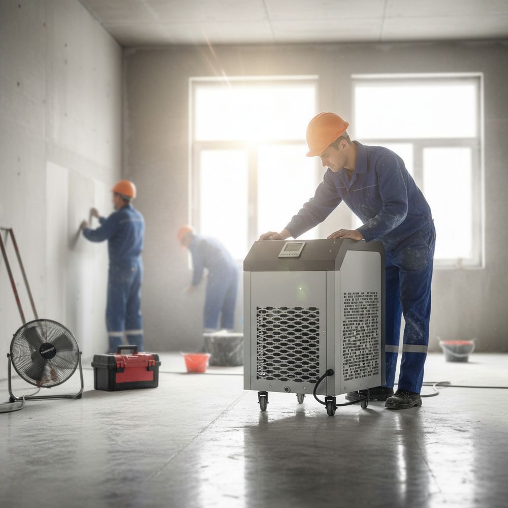 Осушитель воздуха Neoclima FDM04V профессиональный - [до 108 л. за сутки / для S≈300 м²]