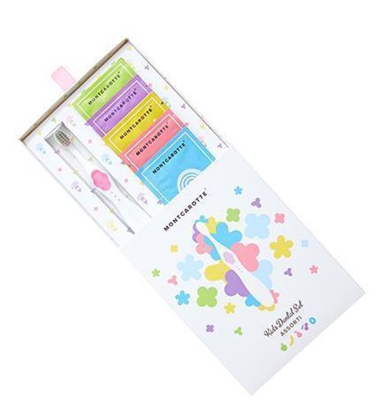 Montcarotte Kids Dental set- Розовый детский набор