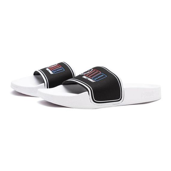 Puma SmileyWorld x Leadcat 2.0 Slide 'White Black'