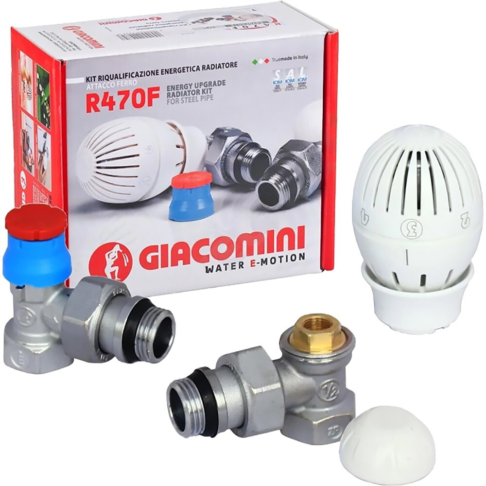 Комплект термостатический угловой 1/2quot; Giacomini R470FX003