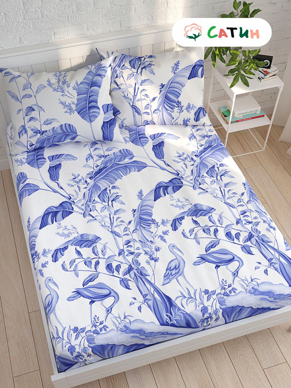 Простынь на резинке Milky Garden "Шинуазри" 120х200 см