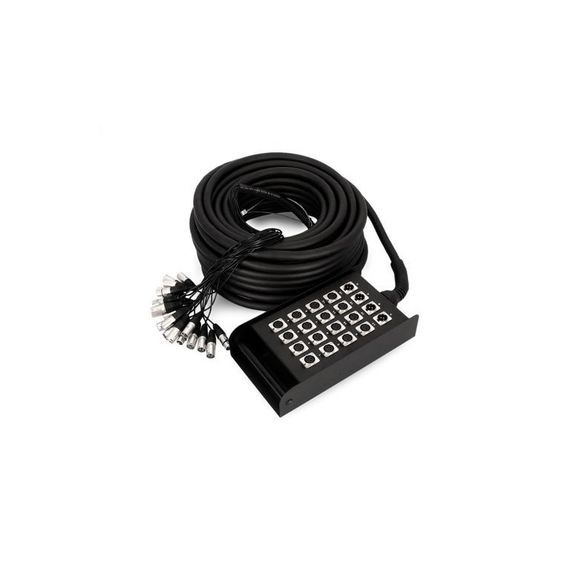 Adam Hall K 20 C 50 - мультикор со стейдж-боксом, 16 x XLR возврат, 4 x XLR посыл, 16 + 4 x 0.314 мм