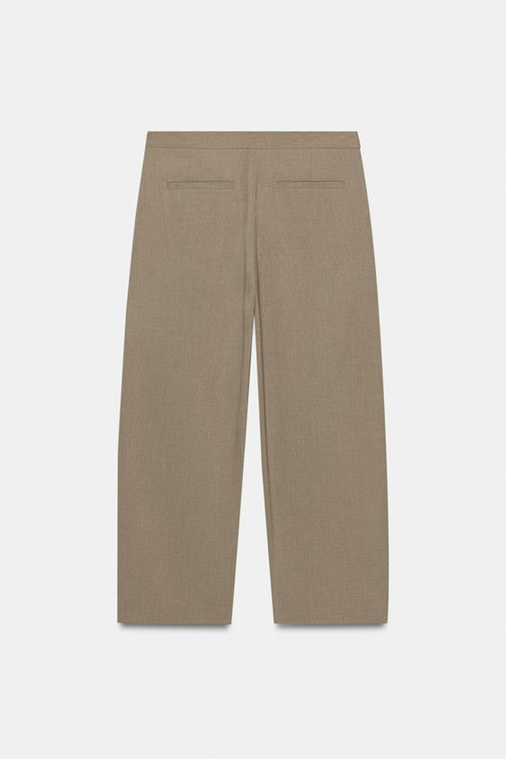 ZARA БРЮКИ С ЗАПАХОМ — ZW COLLECTION, РЫЖЕВАТО-КОРИЧНЕВЫЙ