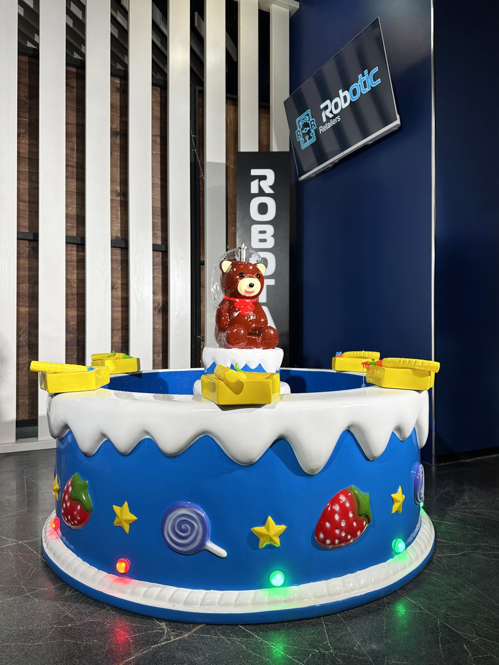 Детская интерактивная рыбалка «Конфетный мишка»