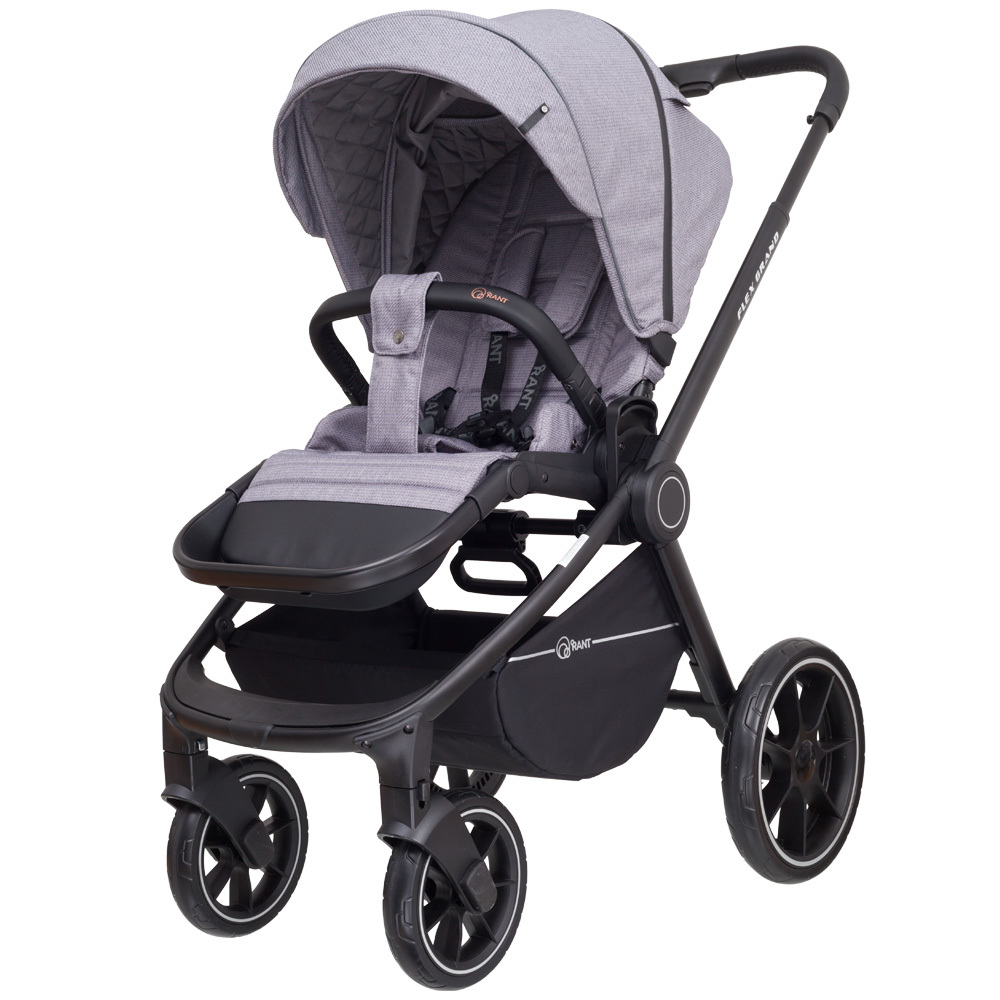 Коляска детская "FLEX GRAND" (2в1) RA065 Mercury Grey