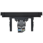 FORTE&PIANO Розетка компьютерная RJ45 кат.5E FP732M металл никель IEK