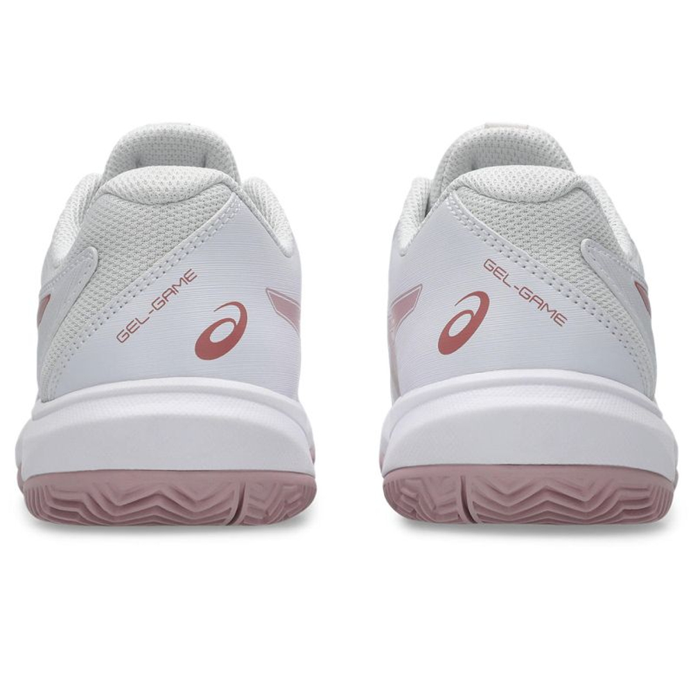 Детские теннисные кроссовки Asics Gel-Game GS Clay/OC - white/morganite