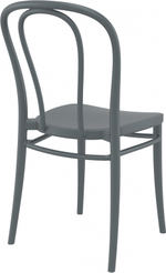 Стул пластиковый Siesta Contract Victor, темно-серый