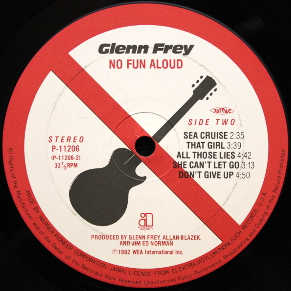 Glenn Frey / No Fun Aloud (LP)