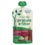 Beech-Nut, Фрукты, овощи, смесь йогурта и злаков, белок и клетчатка, от 12 месяцев, яблоко, йогурт, малина, фиолетовая морковь и овес, 99 г (3,5 унции)