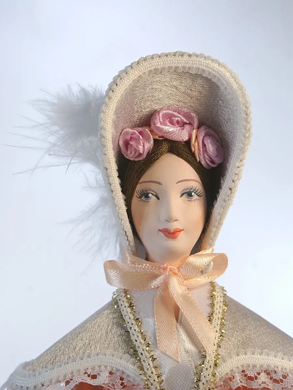 Кукла Барышня в летнем платье 19 века