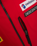 DESCENTE куртка горнолыжная юниорская TEAM SWISS D12DWJSGK01-85 Jr Replica, Electric Red
