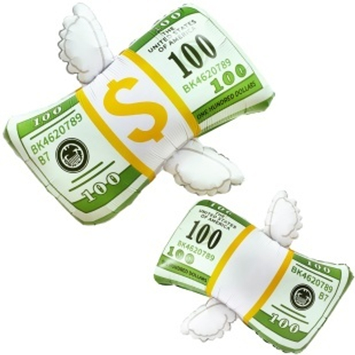 Фигура Доллары с крыльями 29" Fl