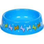 Миска пластиковая «МОЙ БРО - Вкусная косточка!, цвет небесно-синий, 21*6,5см (логотип на миске) 700мл