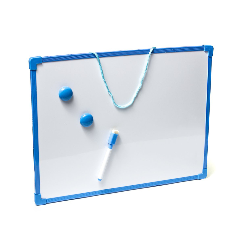 Доска магнитно-маркерная Alingar, 300х410 мм, маркер с губкой, 2 магнита, с подвесом, ассорти