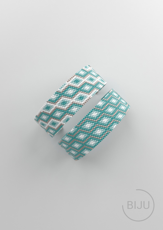 Схема PEYOTE, Схема браслета мозаичное плетение, узор из Miyuki Delica 11/0, файл PDF, №151