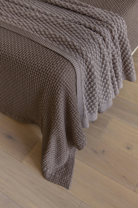 Покрывало 200x220 Luxberry Boucle коричневое