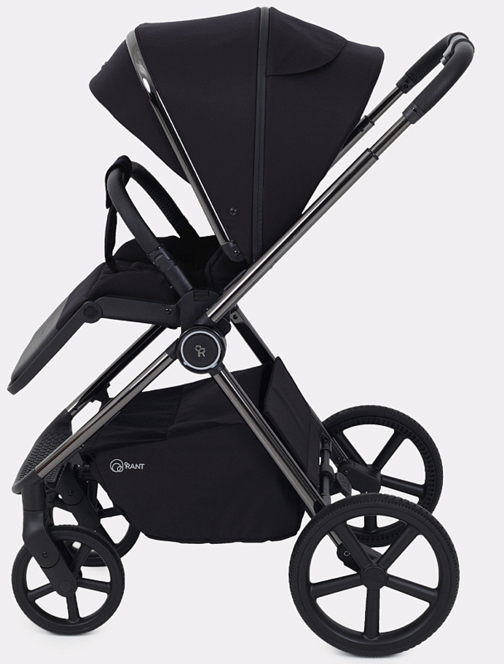 Детская коляска Rant Teo Black Chrome 2 в 1 Black