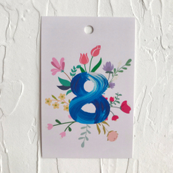 Бирки "8 марта"