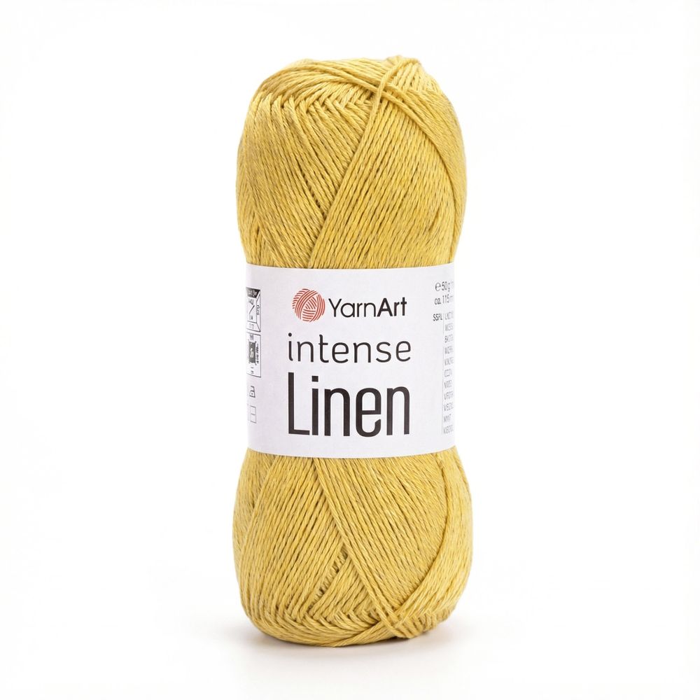 Пряжа YarnArt Intense Linen, Горчица
