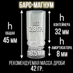 Пыж-контейнер"Барс"/20 калибр, уп 100шт (СКВ-ШАХ)