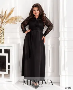 Платье 8628-черный Minova