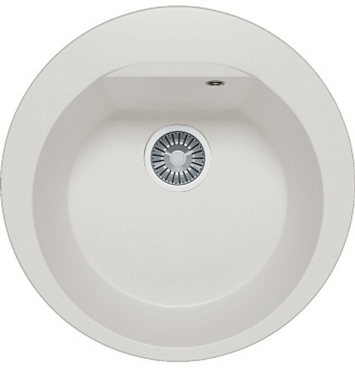 Мойка Tolero Gelcoat Ronda 520 бел.хлопок Анкона