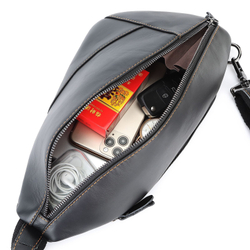 Кожаная сумка на плечо