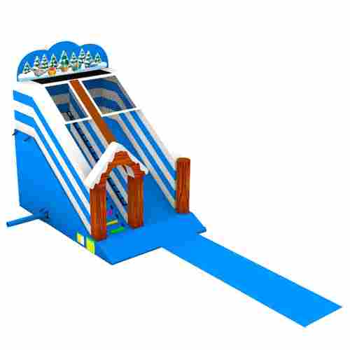 Коммерческий надувной батут «Зимняя горка Арктика», 6*4*6 м