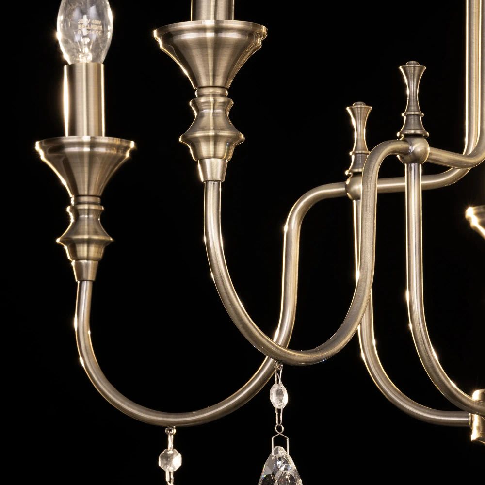 Citilux Рига CL437153 Люстра подвесная Бронза