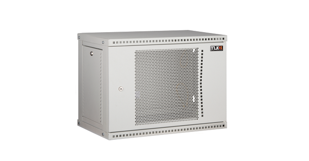 Шкаф настенный 19", 15U TLK TWI-156045-R-P-GY