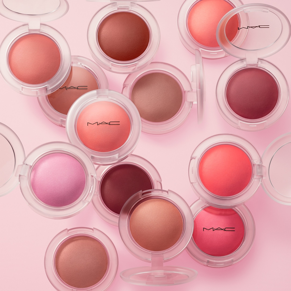 MAC Cosmetics Glow Play Blush - Розовый хайлатер для скул оттенок So Natural, 7 g