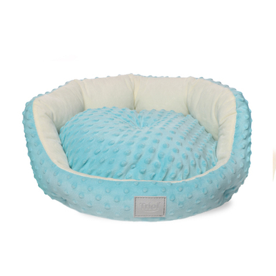 Лежанка для животных круглая "Малыш" M, голубая, 500*500*210мм, серия PUPPY, Triol