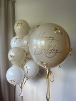 Воздушные шары для неё с бантиками №8500