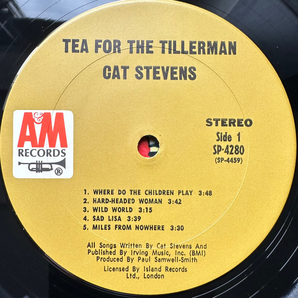 Cat Stevens - Tea For The Tillerman (США 1970г.)