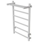 Полотенцесушитель MIXLINE VEGA  80х50 (таймер, 318Вт, 5 перекладин + ПОЛКА) электрический БЕЛЫЙ