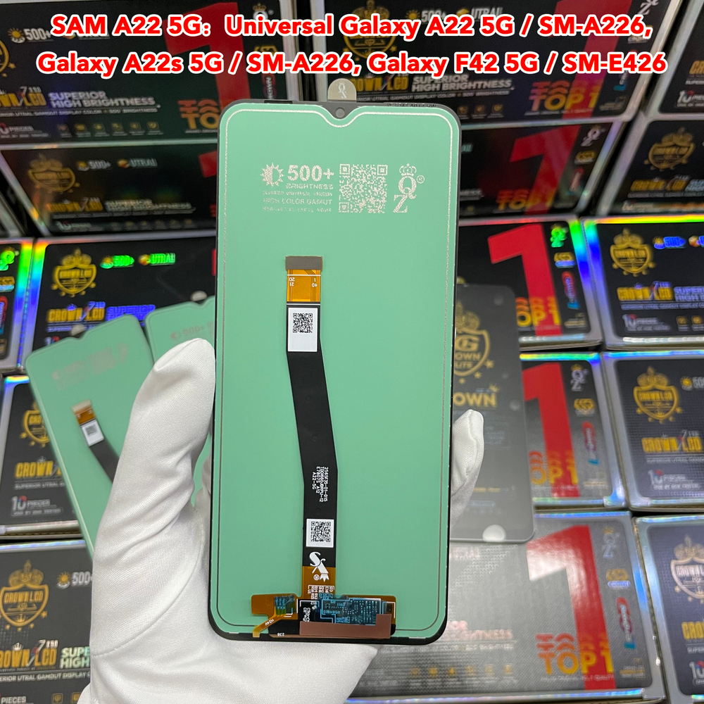 Дисплей Samsung A22 5G/ A22S/ A226B; бренд Crown (как OR100)