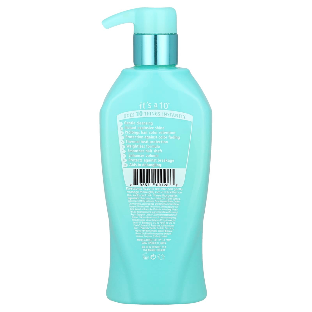It's a 10, Сушка феном, Miracle Glossing Shampoo®, 295,7 мл (10 жидк. унц.)