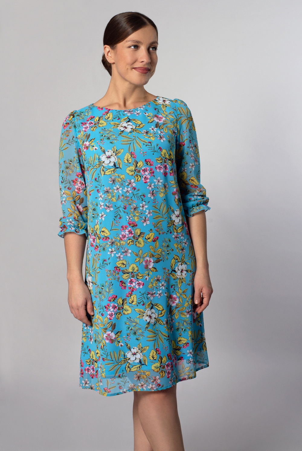 Платье женское 3831ВПБ, Букет #284Бука053831ВПБ