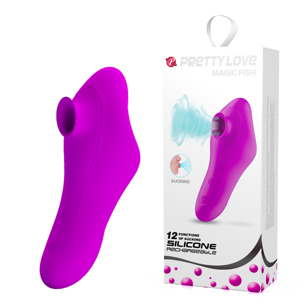 Вакуумный стимулятор Pretty Love Magic Fish BI-014453