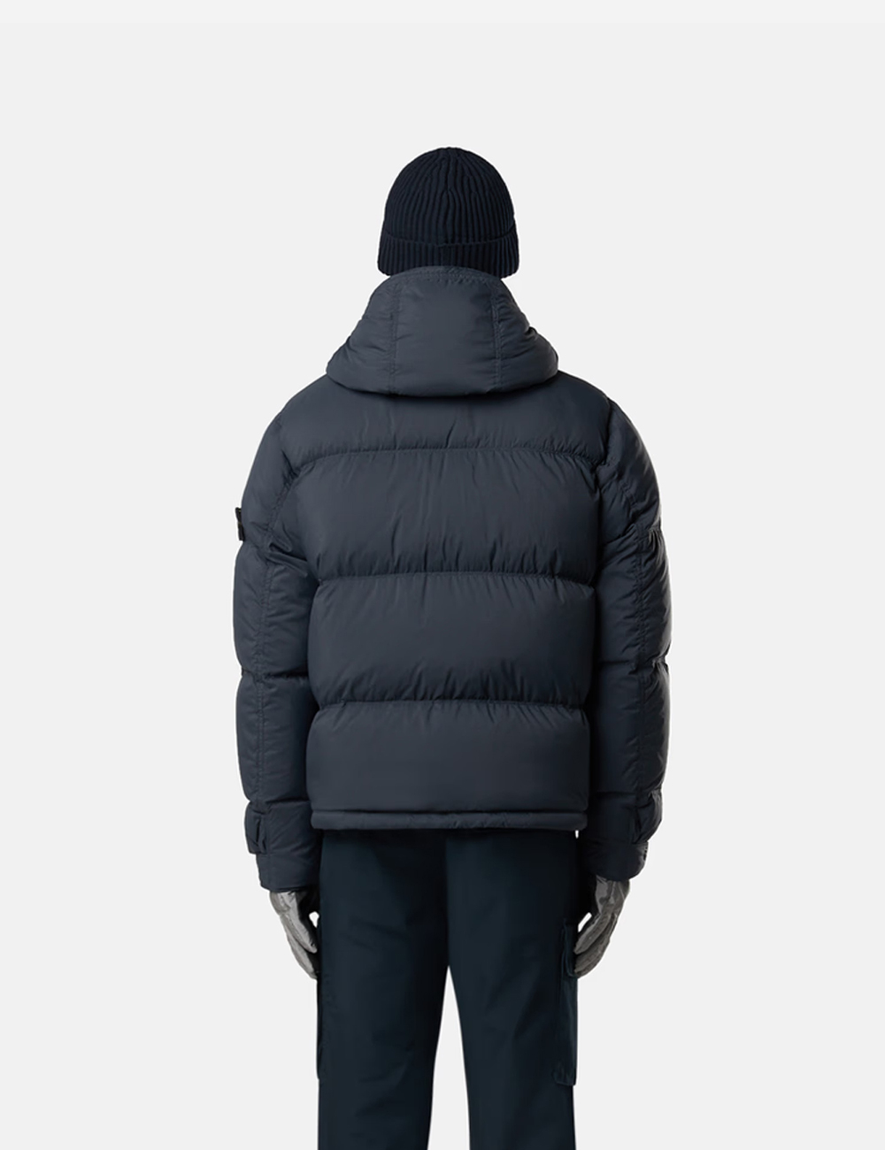 Stone Island Down Jacket Cordura Navy Blue