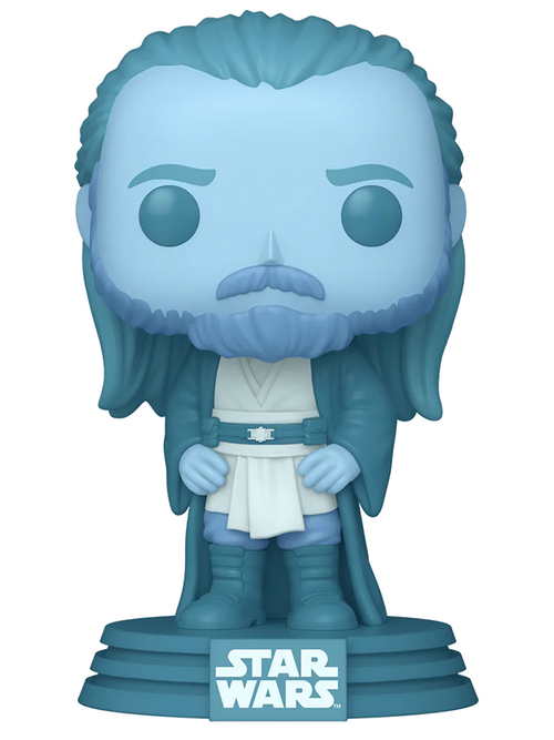 Фигурка Funko POP! Bobble Star Wars Qui-Gon Jinn (Force Ghost) (GW) (Exc) (778) 85075