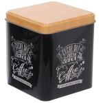 Банка для продуктов металлическая «Black style» 1000мл микс рисунков