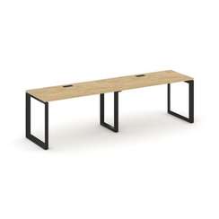 Style Project Рабочая станция односторонняя SN-59O.ORS-011 Тиквуд Светлый/Металл Черный/Черный Заглу