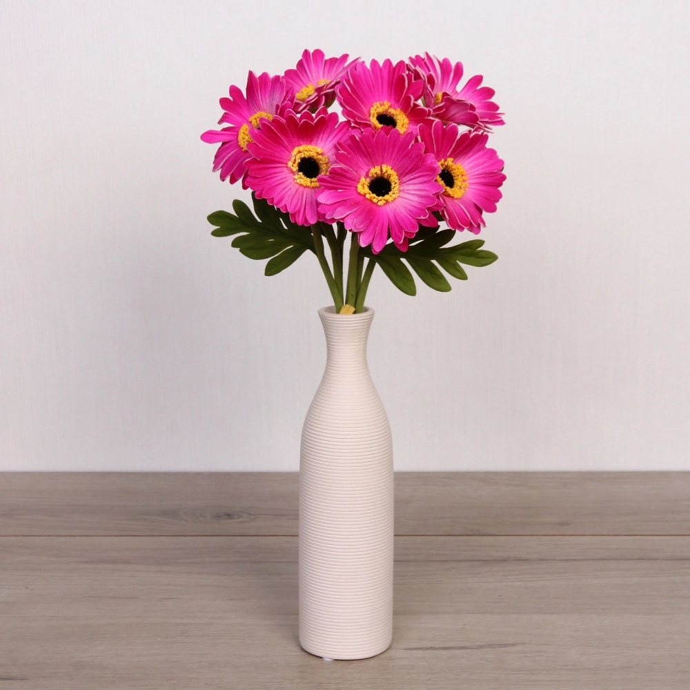 Цветы искусственные «Natur» 33см Герберы 7шт розовые