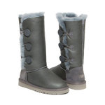 Угги Bailey Button Triplet Metallic Grey