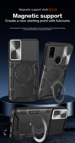 Чехол с кольцом Big Ring Case для ZTE Blade A51