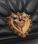 Кожаная сумка-мессенджер Devotion Dolce & Gabbana - черный(BB7158 AW437)