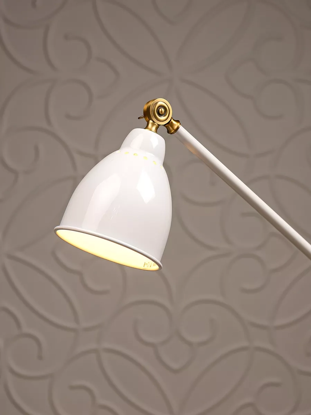 Торшер напольный c абажуром лофт